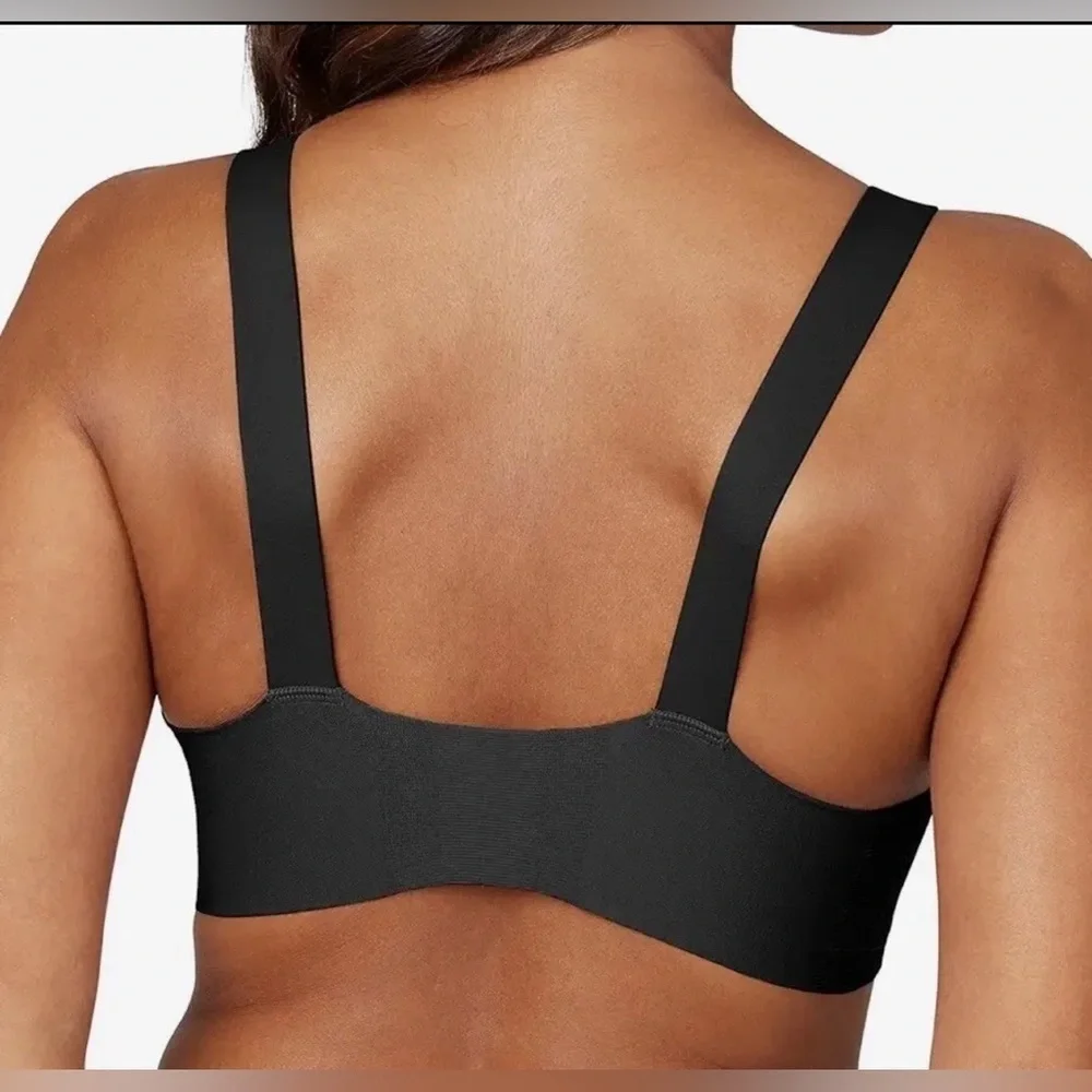 SPANX Bra-llelujah Illusion Lace Full Coverage Bra 34DDD Black NWT - Picture 2 of 11